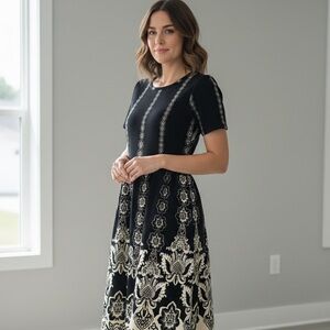 LuLaRoe Amelia Floral A-Line Dress - Size S - NWT